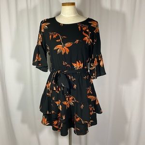Floral mini dress